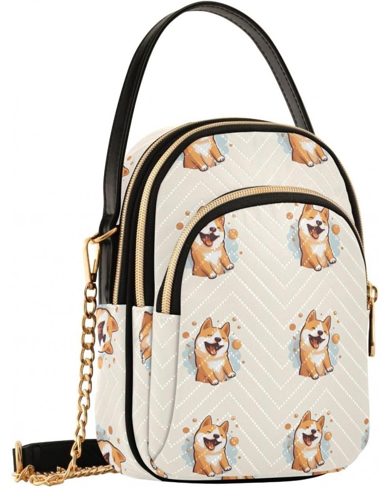 Kawaii Shiba Dog Small Crossbody Bags for Women Cell Phone Shoulder Purse Handbags Wallet 21217424 $12.04 Crossbody Bags