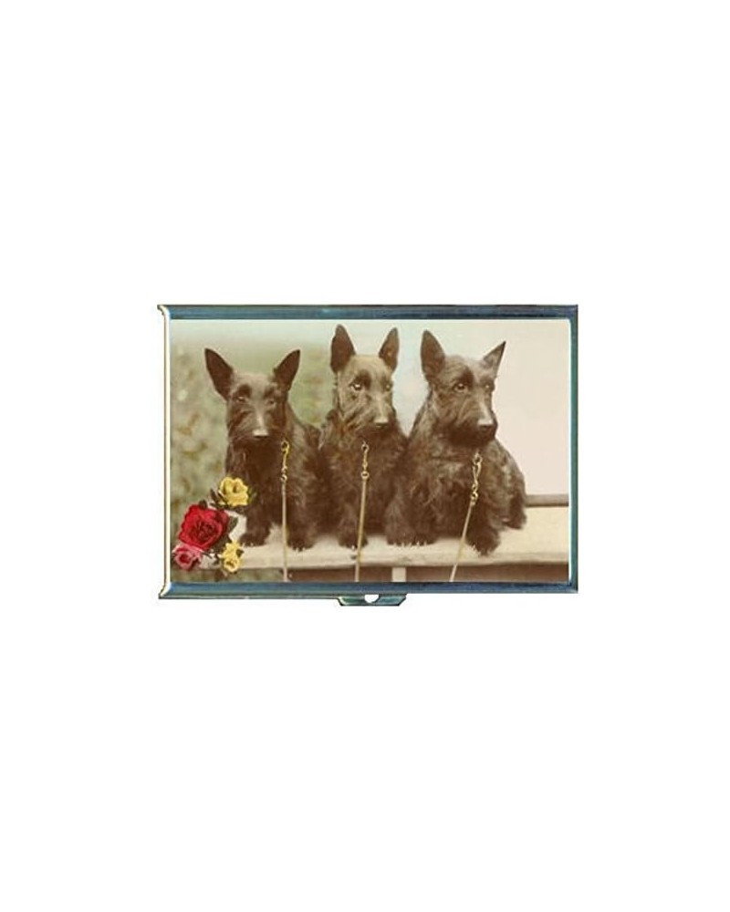 Dog Canine Themed Choice of Breeds 2 Stainless Steel ID or Cigarettes Case (King Size or 100mm) Scottie $14.99 Wallets