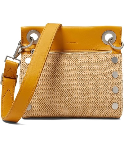 Women's Tony Small Chanterelle Raffia/Brushed Gold $90.00 Crossbody Bags