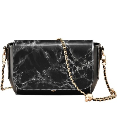 Marble Texture Crossbody bags for Women Small Crossbody Purses with Metal Chain Wallet Purse Shoulder Bag for Women Multicolo...