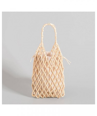 Cross-Border Handmade Bag DIY Hand-Woven Bag Finished Hollow-Out hot Internet Celebrity Beaded Bag Kafeise 15*4*25CM $11.13 C...