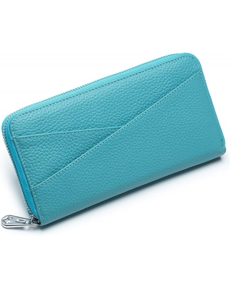 Womens Wallet Japanese Leather Long Wallet Women Large Capacity RFID Leather Organ Card Bag Clutch Bag Large Capacity Wallet ...