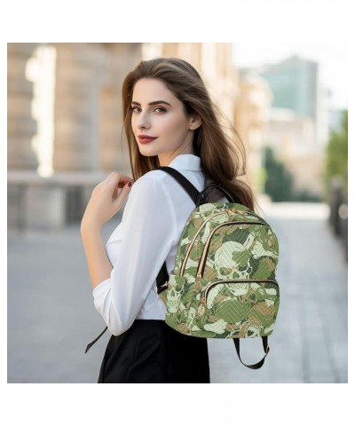 Skull Mini Backpack Purse for Women Travel Bag Fashion Daypack Back Pack Shoulder Bag Multicolor Small $12.71 Backpacks