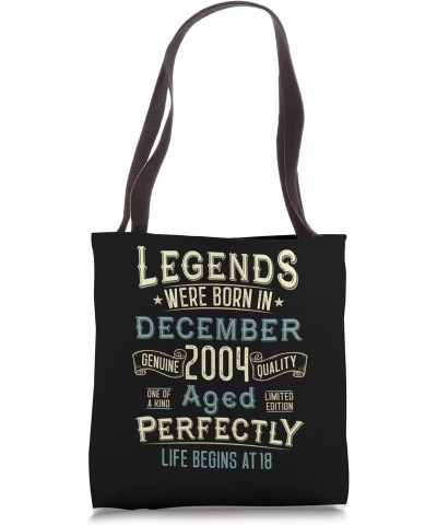 Vintage December 2004 18Th Birthday 18 Year Old Men Women Tote Bag $12.80 Totes