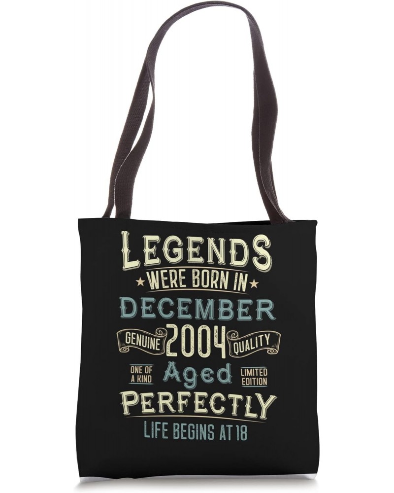 Vintage December 2004 18Th Birthday 18 Year Old Men Women Tote Bag $12.80 Totes