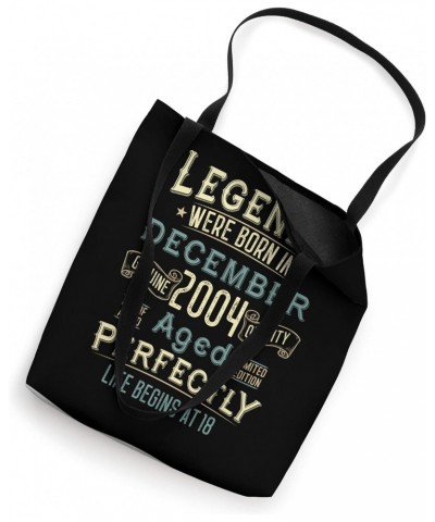 Vintage December 2004 18Th Birthday 18 Year Old Men Women Tote Bag $12.80 Totes