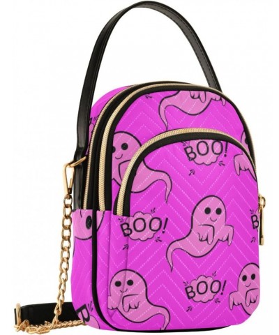 Halloween Boo Ghosts Crossbody Bags for Women Travel Crossbody Bags Shoulder Bag with Chain Strap for Travel Daily Use $14.29...