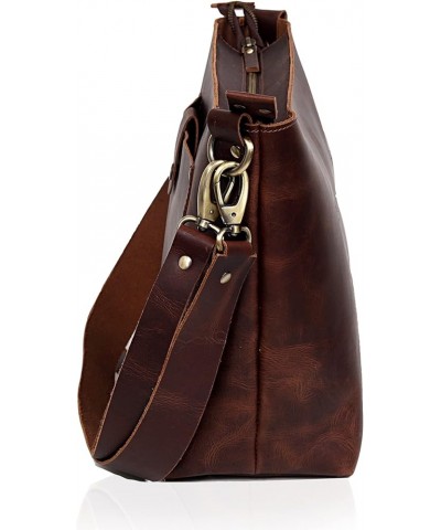 Leather Crossbody Bags for Women, leather purses and handbags, Leather Shoulder sling bag, Leather tote bag Dark Brown $17.63...