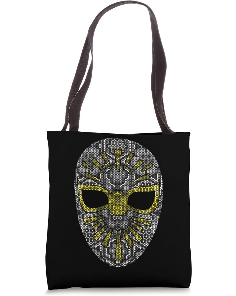 Mex-Art Lucha Libre Mexican Wrestler Legend Místico,sin cara Tote Bag $12.37 Totes