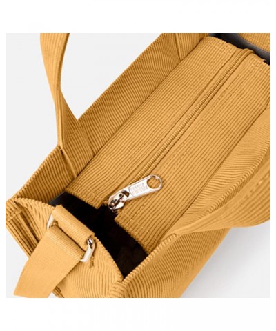 Women Retro Tote Handbag Zipper Crossbody Bag Versatile Solid Sling Bag Large Capacity Adjustable Strap Slouchy T Orange $11....