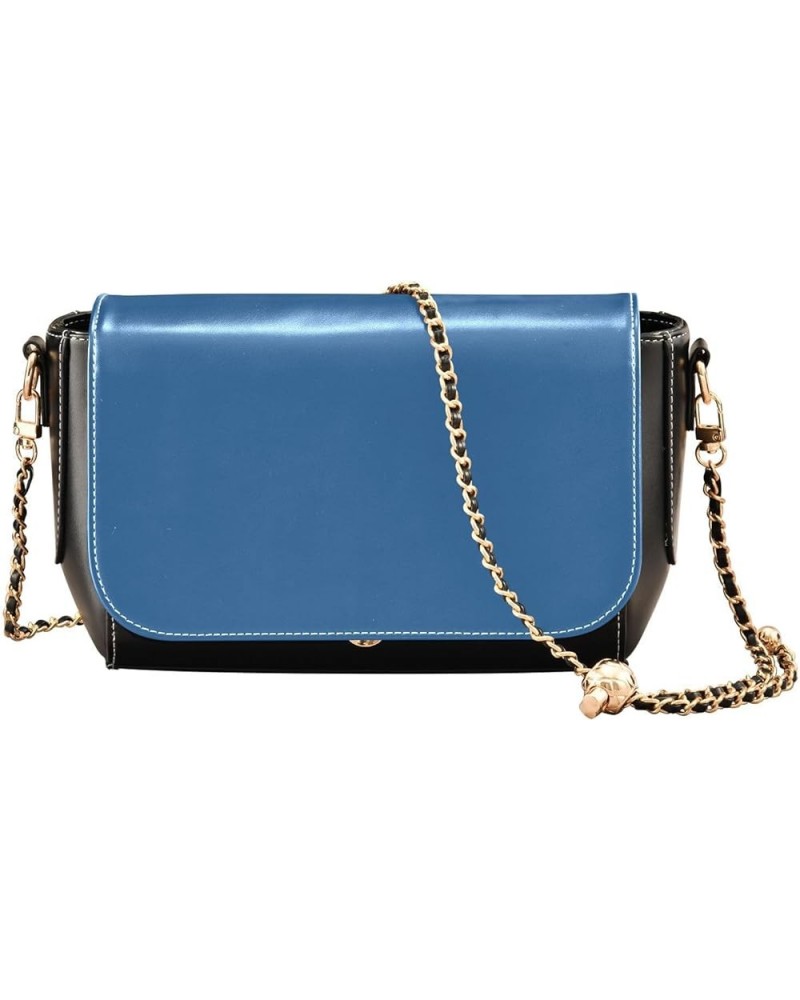 Sage Side Crossbody Purse, PU Leather, Crossbody Flap Shoulder Bag, Travel Crossbody Women Lapis Lazuli $23.99 Crossbody Bags