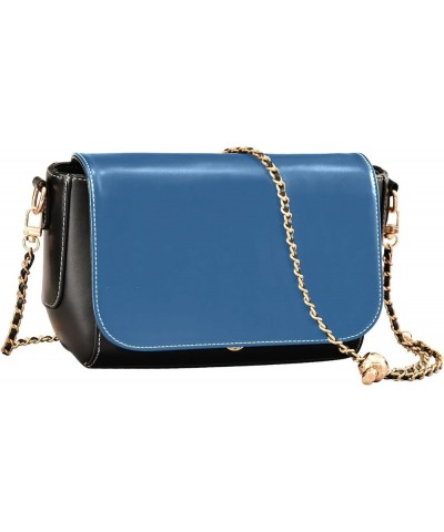 Sage Side Crossbody Purse, PU Leather, Crossbody Flap Shoulder Bag, Travel Crossbody Women Lapis Lazuli $23.99 Crossbody Bags