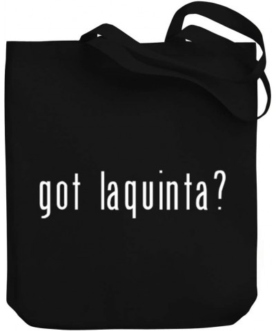 Got Laquinta? Linear Canvas Tote Bag 10.5" x 16" x 4 $23.59 Totes