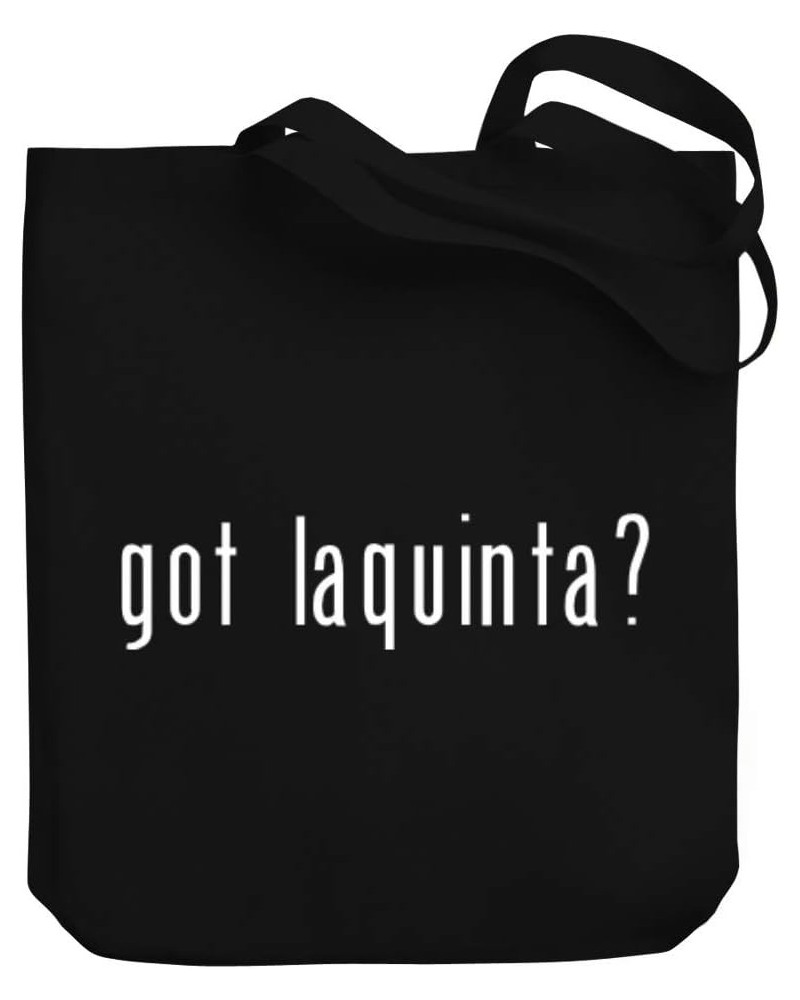 Got Laquinta? Linear Canvas Tote Bag 10.5" x 16" x 4 $23.59 Totes