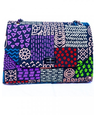 Ankara Handbag, Shoulder bag, Multicolor $24.00 Shoulder Bags