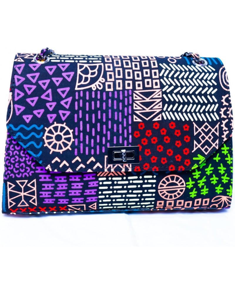 Ankara Handbag, Shoulder bag, Multicolor $24.00 Shoulder Bags