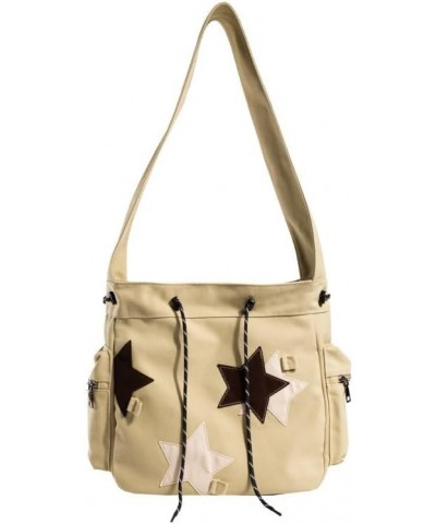 Kawaii Messenger Bag Cute Crossbody Kawaii Shoulder Crossbody Bag Aesthetic Tote Bag Canvas Crossbody Bag Khaki $13.76 Should...