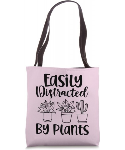 Easily Distracted by Plants Gardener And Plant Lover Narture Tote Bag $9.20 Totes