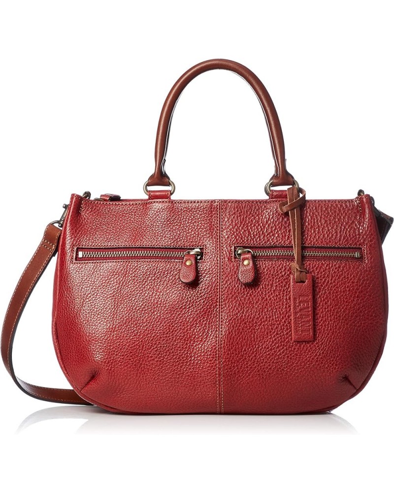 Leather Shoulder Bag Red $84.03 Handbags