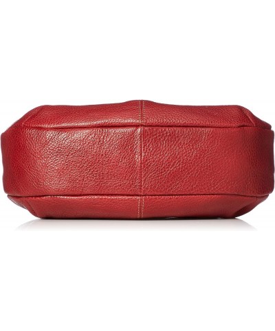 Leather Shoulder Bag Red $84.03 Handbags