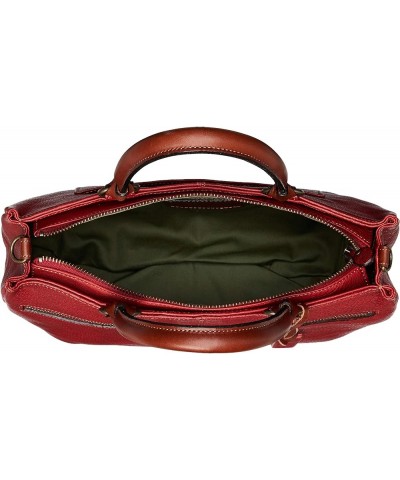 Leather Shoulder Bag Red $84.03 Handbags