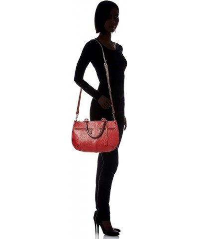 Leather Shoulder Bag Red $84.03 Handbags