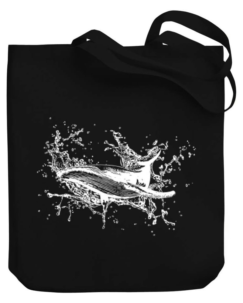 Whale sketch Canvas Tote Bag 10.5" x 16" x 4 $20.00 Totes