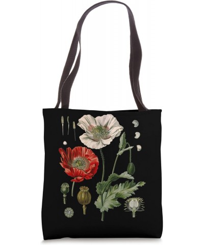 Botanical Poppies Red Poppy Tote Bag $10.91 Totes