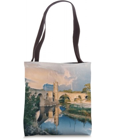 French Aqueduct - Pont du Gard Tote Bag $11.75 Totes