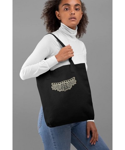 Notorious RBG Women Woman Empowerment Feminist Canvas Tote Bag Shoulder Handbag Black $10.61 Totes