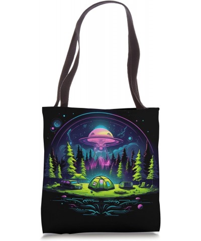 Camping UFO Gear Alien Abduction Tote Bag $9.71 Totes