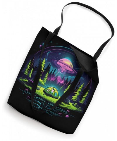 Camping UFO Gear Alien Abduction Tote Bag $9.71 Totes