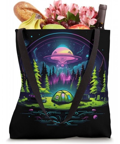 Camping UFO Gear Alien Abduction Tote Bag $9.71 Totes