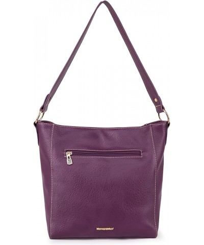 Purses for Women Shoulder Purses and Handbags Hobo Bags for Women B Purple $14.00 Hobo Bags