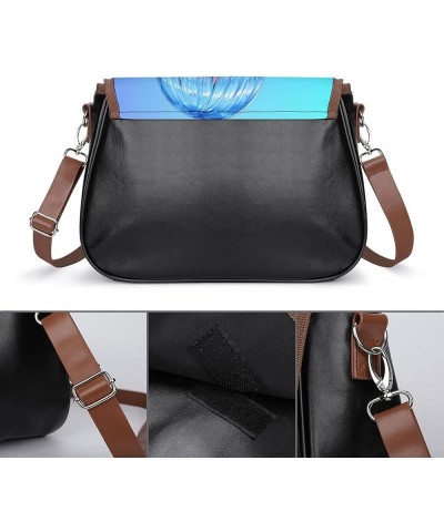 Fashion Crossbody Bags Women's Shoulder Bags Classic City Leather Satchels Hobo Bags Blue Green Dinosaur Color10 $22.78 Hobo ...