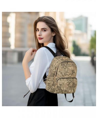 Backpack Purse for Women Military Camouflage, Mini Fashion Backpack Hunting Camo Lightweight Casual Daypack Shoulder Bag Trav...