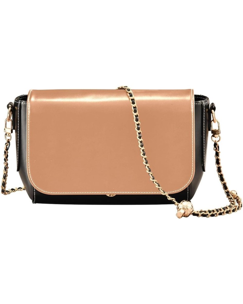 Sage Side Crossbody Purse, PU Leather, Crossbody Flap Shoulder Bag, Travel Crossbody Women Apricot $22.39 Crossbody Bags