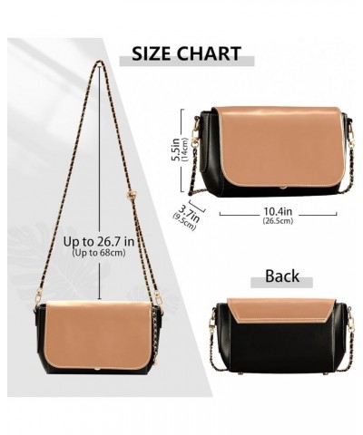 Sage Side Crossbody Purse, PU Leather, Crossbody Flap Shoulder Bag, Travel Crossbody Women Apricot $22.39 Crossbody Bags