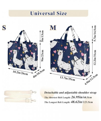 Cute Cartoon Dog Puppy Pink Women Shoulder Handbag Reusable Grocery Bag Gifts for Teacher Laptop Large Purses Cute Alpacas He...