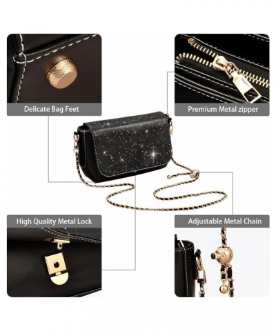 Crossbody Bags for Women Trendy Women's Black Shoulder Bag Small PU Leather Flap Cross Body Bag Handbags Pattern5 $17.62 Cros...