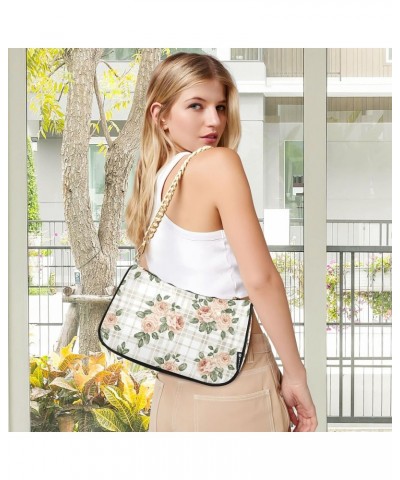 Flowers Shoulder Bag for Women Crossbody Small Tote Bag Purses Handbag with Zipper Pockets for Girl Travel Shopping $16.49 Sh...