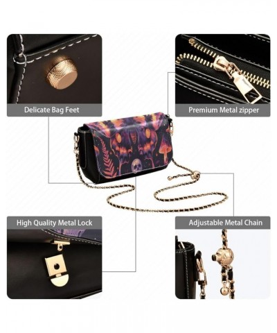 Leather Crossbody Bags, Watercolor Butterfly Crossbody Bag Black Wallet Phone Purses Chain Shoulder Bag Pattern 300 $20.79 Cr...