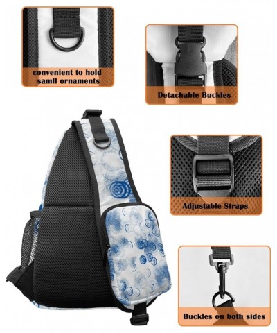 Crossbody Bags for Men Women Waterproof Sling Bag Shoulder Chest Bag Backpack Daypack for Hiking Travel Sports Running Textur...