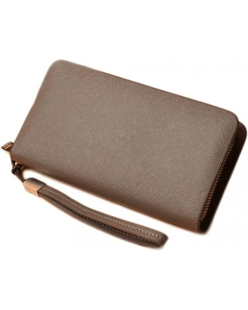 Coin Purse Women's Leather Wallet Simple Large Capacity Card Holder Slim Coin Purses 8 Card Slots Men's Coins Pocket Very Pra...