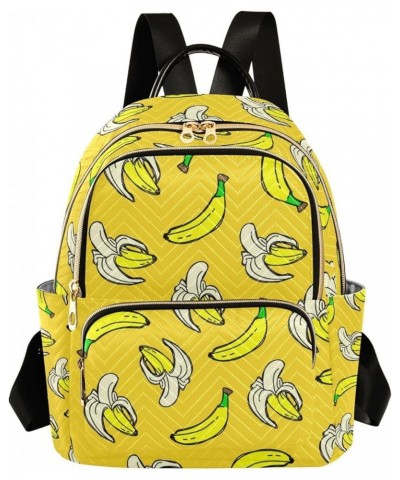 Yellow Banana Backpack Purse for Women Small Mini Women's Fashion Backpack Back Pack HandBag Lady Gifts,M Medium $20.29 Backp...