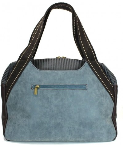 Bowling Tote Bag Indigo Palm Tree $33.00 Handbags