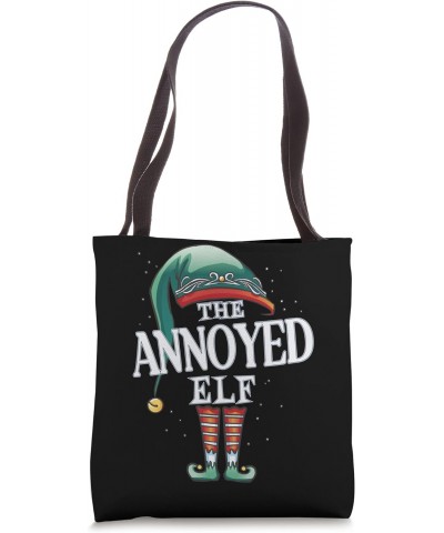 Annoyed Elf Christmas Group Xmas Pajama Party Tote Bag $12.16 Totes