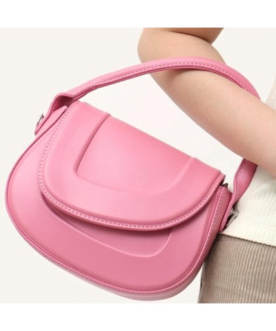 Elegant Minimalist Saddle Shoulder Bag Lime $33.64 Shoulder Bags