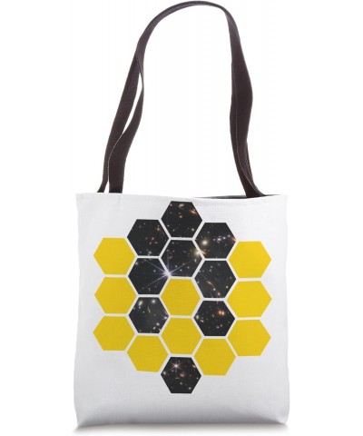 Webb Space Telescope Yellow Mirror "W" (1 of 4 Letters) JWST Tote Bag $11.44 Totes