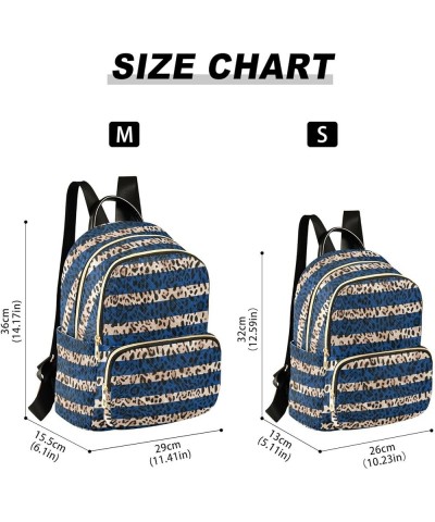 Aztec Stripe Leopard Spot Women's Backpack Purse Causal Daypack Work Travel College Business Trip Bag Shoulder Bag Small $19....